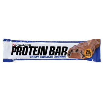 Nutramino Protein Bar – 64g – Crispy Chocolate Brownie Nutramino Protein Bar – 64g – Crispy Chocolate Brownie